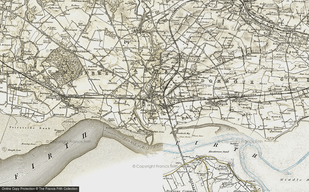 Old Map of Annan, 1901-1904 in 1901-1904