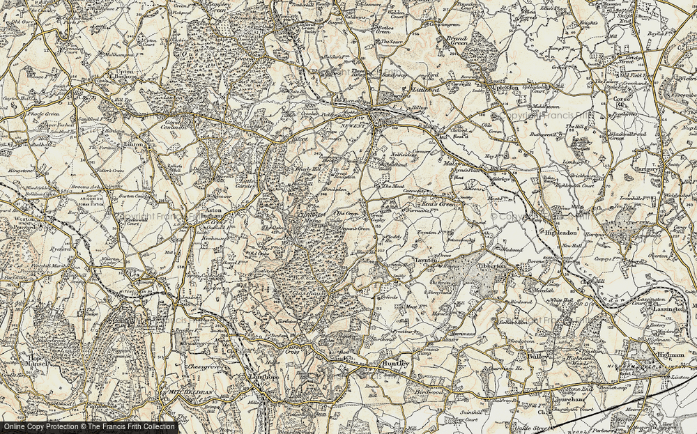 Old Map of Anthony's Cross, 1898-1900 in 1898-1900