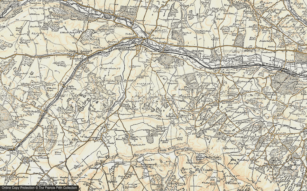 Old Map of Anvilles, 1897-1900 in 1897-1900