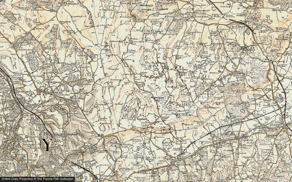 Old Map of Aperfield, 1897-1902 in 1897-1902