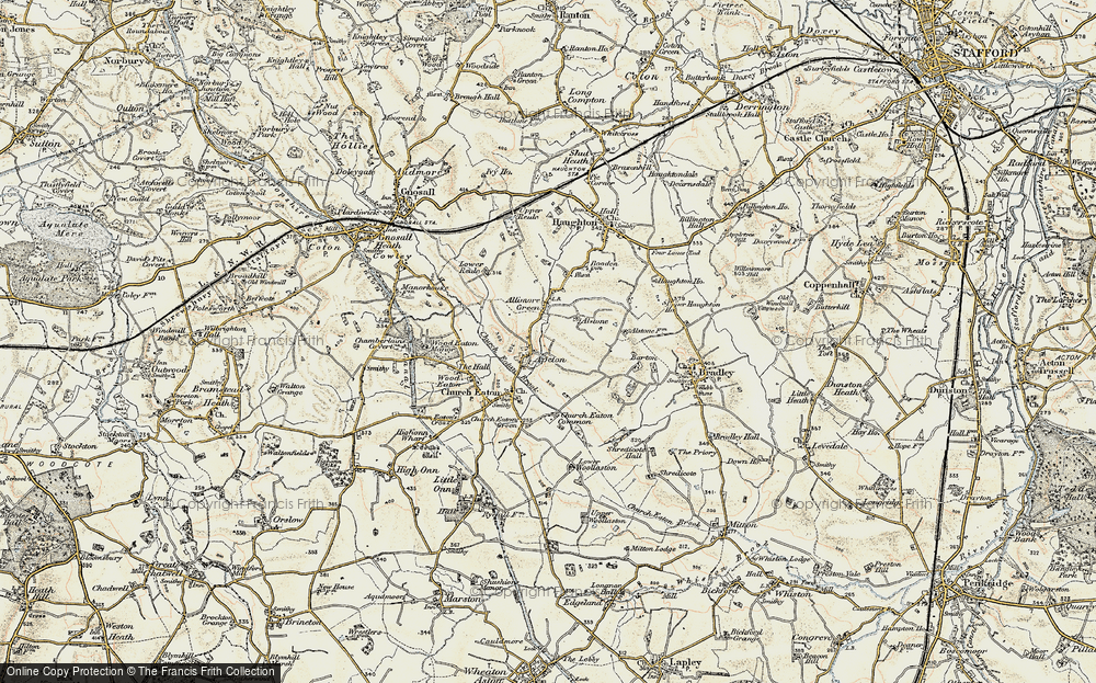 Old Map of Apeton, 1902 in 1902