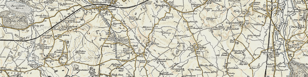 Old map of Apeton in 1902