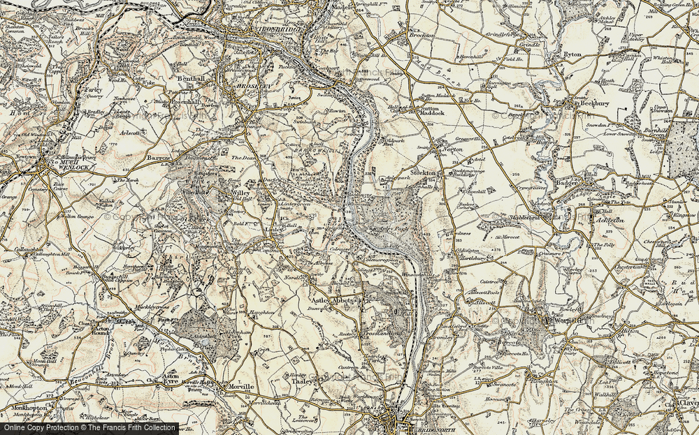Old Map of Apley Forge, 1902 in 1902