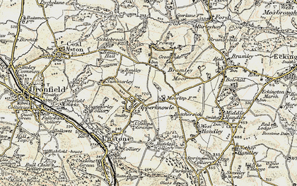 Old map of Apperknowle in 1902-1903