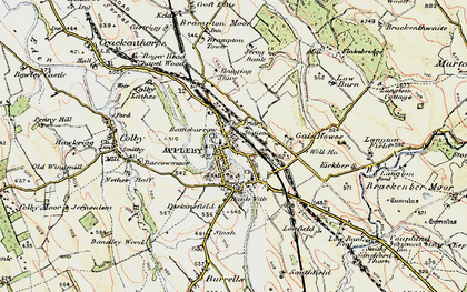 Old map of Battlebarrow Ho in 1901-1904