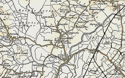 Old map of Appledore Heath in 1898