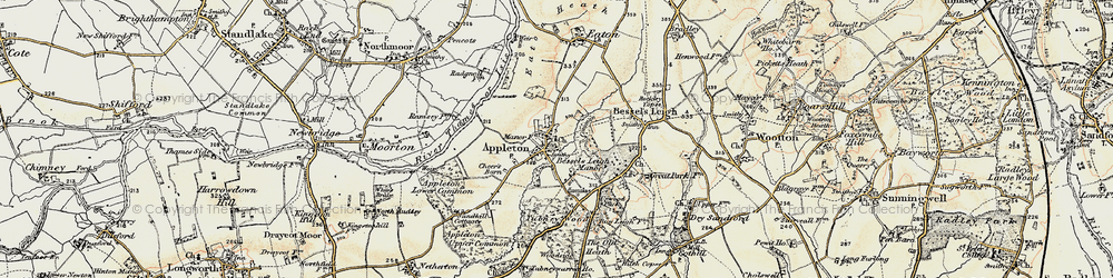 Old map of Appleton in 1897-1899