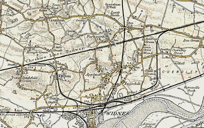 Old map of Appleton in 1903