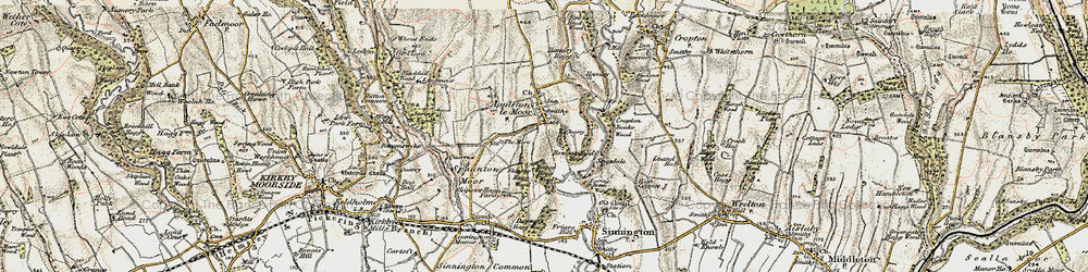 Old map of Appleton-le-Moors in 1903-1904