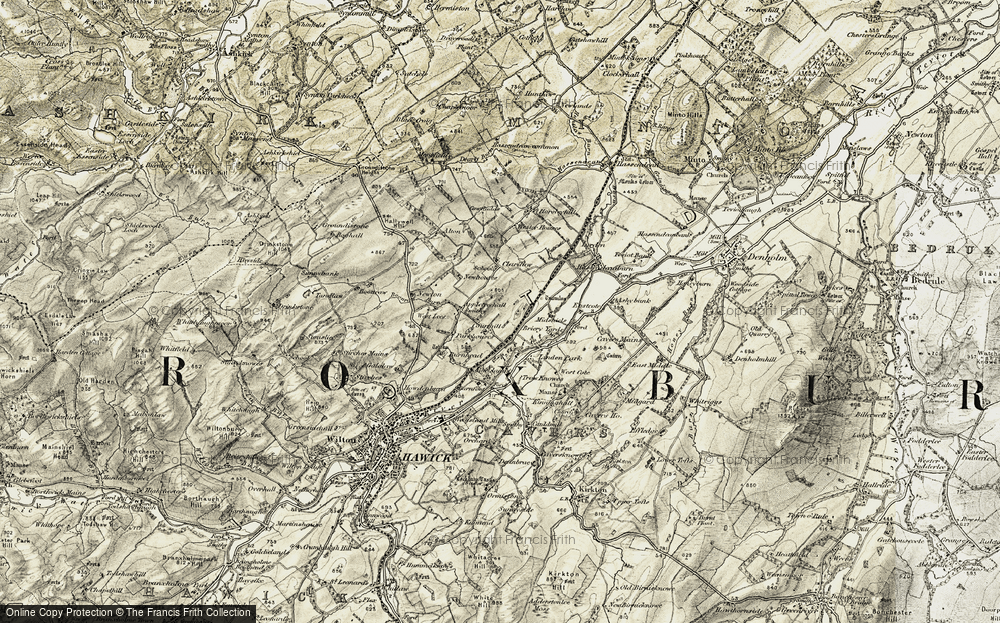 Old Map of Appletreehall, 1901-1904 in 1901-1904