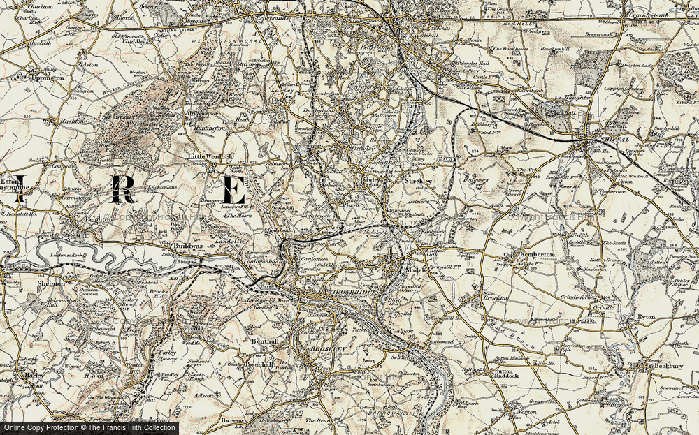 Old Map of Aqueduct, 1902 in 1902