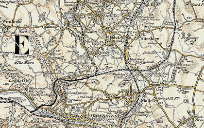 Old map of Aqueduct in 1902