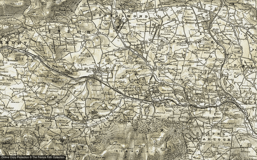 Historic Ordnance Survey Map of Ardoyne, 1908-1910