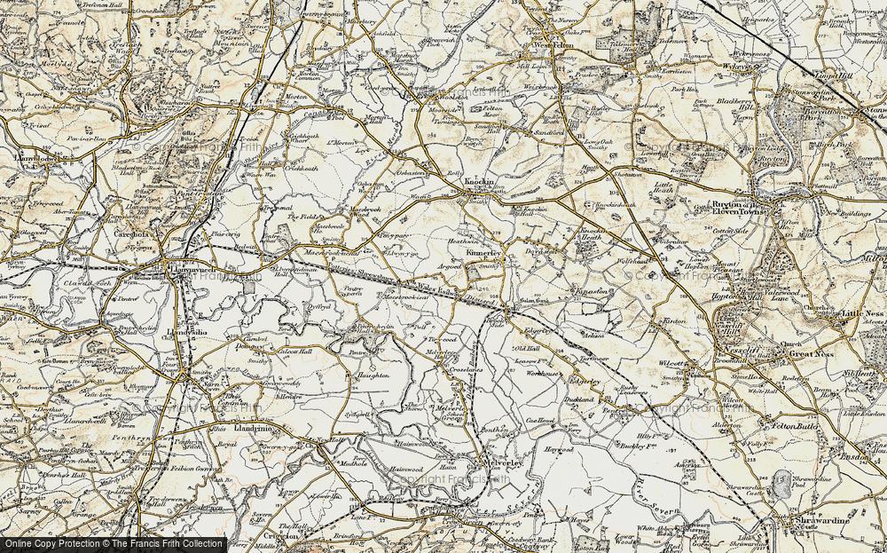 Old Map of Argoed, 1902 in 1902