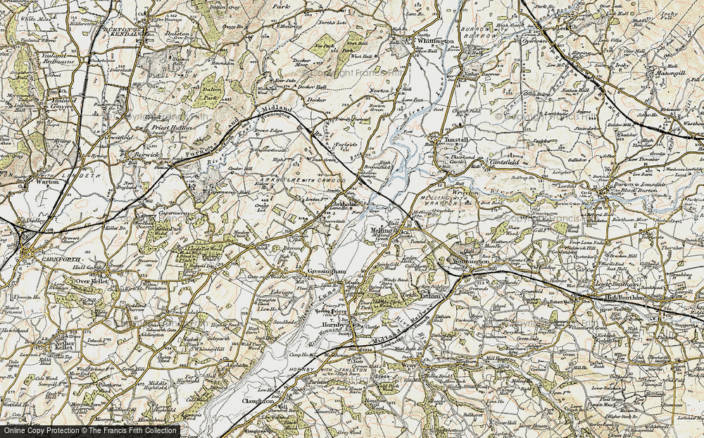 Old Map of Arkholme, 1903-1904 in 1903-1904