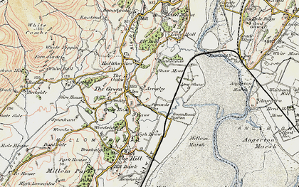 Old map of Arnaby in 1903-1904
