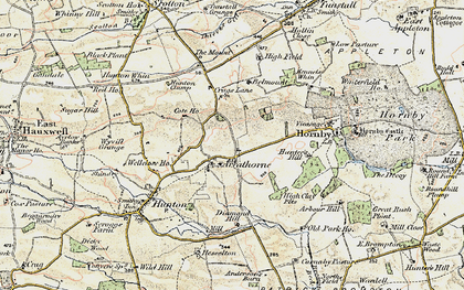 Old map of Brompton Beck in 1904