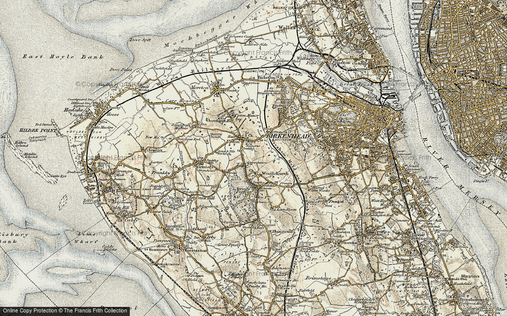 Old Map of Arrowe Hill, 1902-1903 in 1902-1903