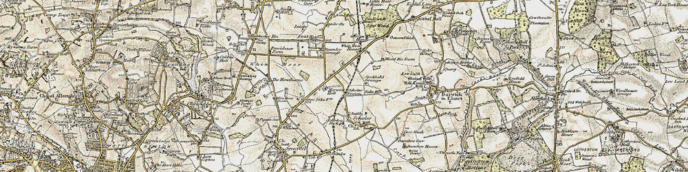 Old map of Arthursdale in 1903-1904