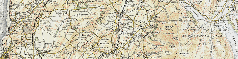 Old map of Asby in 1901-1904