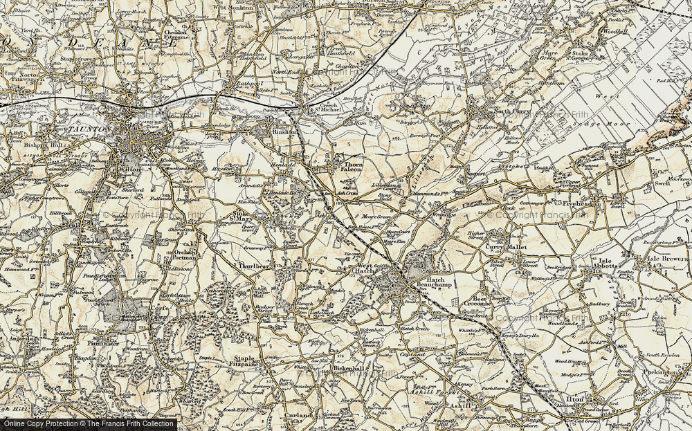Old Map of Ash, 1898-1900 in 1898-1900