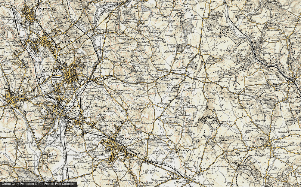 Old Map of Ash Bank, 1902 in 1902