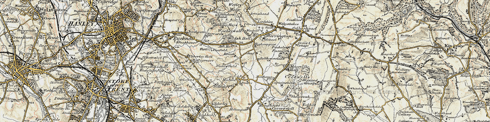 Old map of Ash Bank in 1902