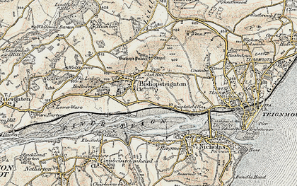 Old map of Ash Hill in 1899