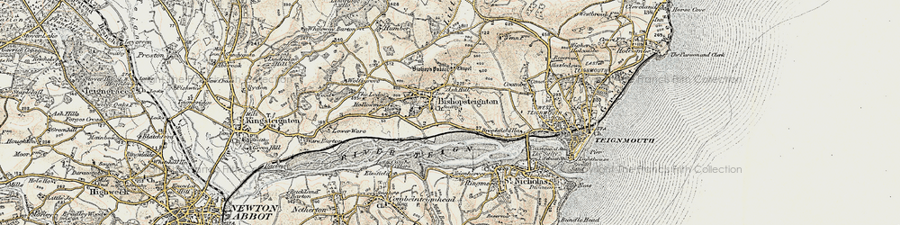 Old map of Ash Hill in 1899