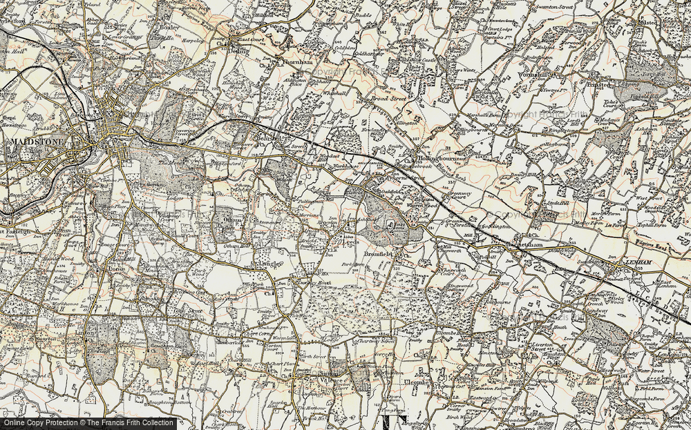 Old Map of Ashbank, 1897-1898 in 1897-1898