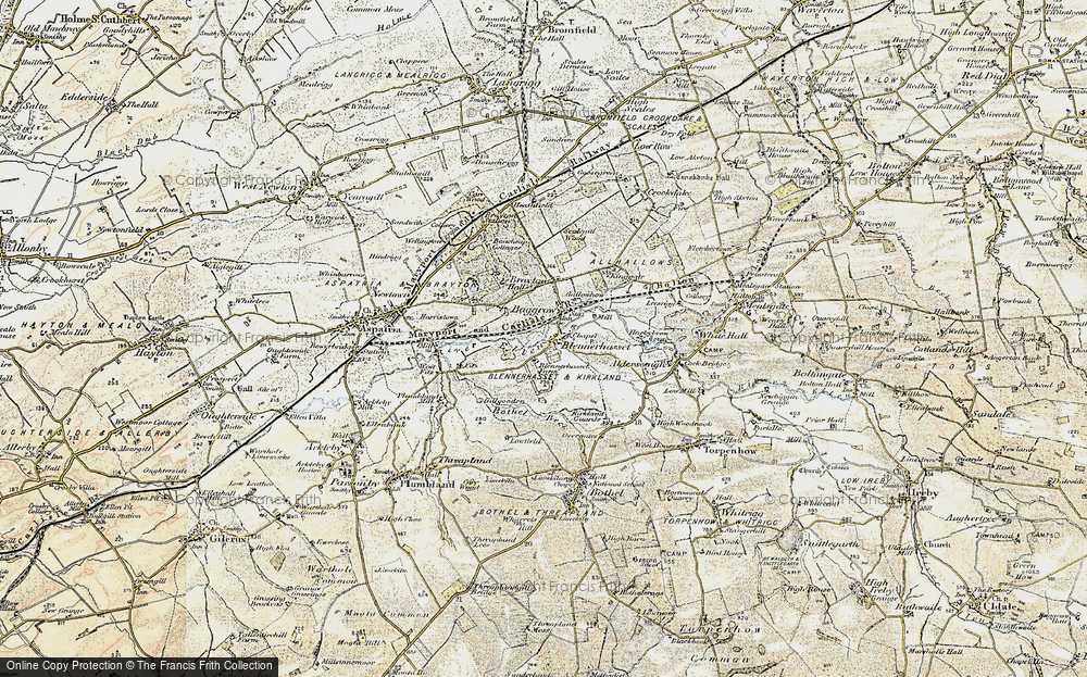 Old Map of Baggrow, 1901-1904 in 1901-1904