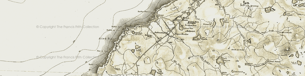 Old map of Tòl Mòr in 1911