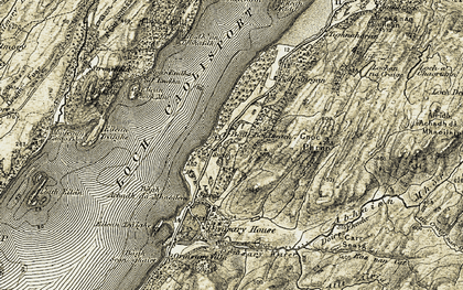 Old map of Baile Boidheach in 1905-1907