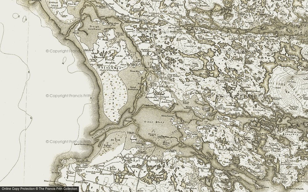 Old Map of Baile Iochdrach, 1911 in 1911