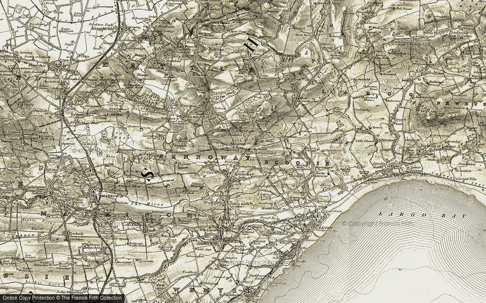 Old Map of Baintown, 1903-1908 in 1903-1908