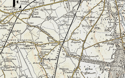 Old map of Balderton in 1902-1903