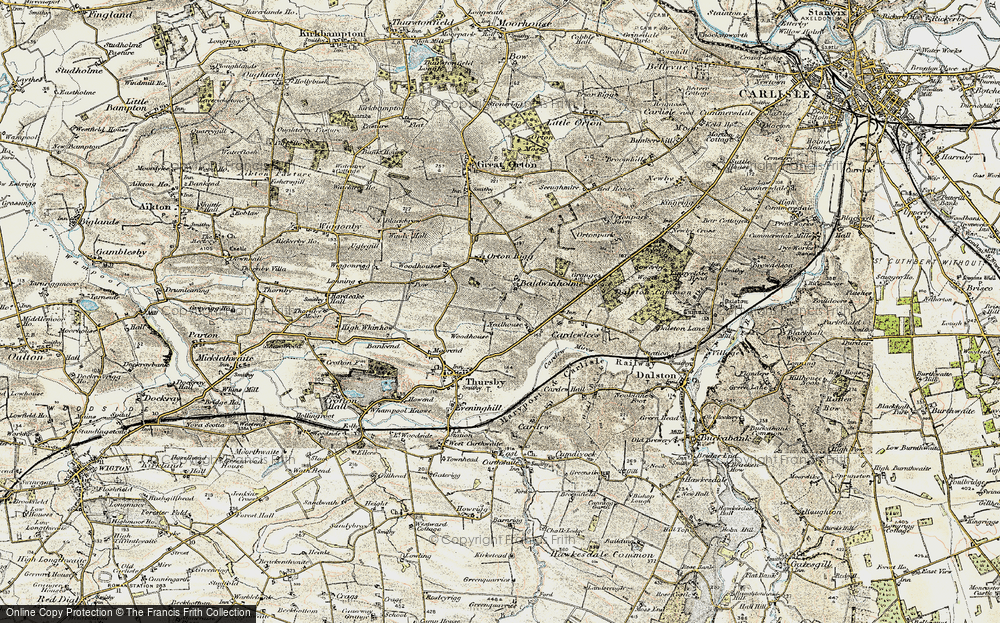 Old Map of Baldwinholme, 1901-1904 in 1901-1904