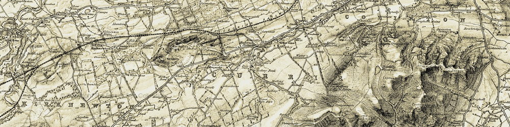 Old map of Balerno in 1903-1904