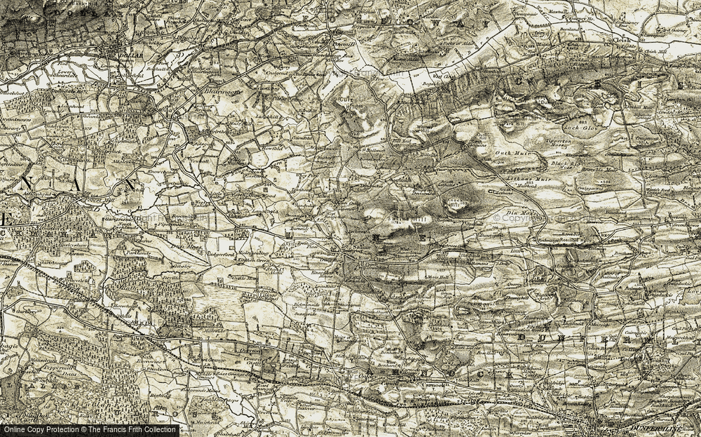 Old Map of Balgonar, 1904-1906 in 1904-1906