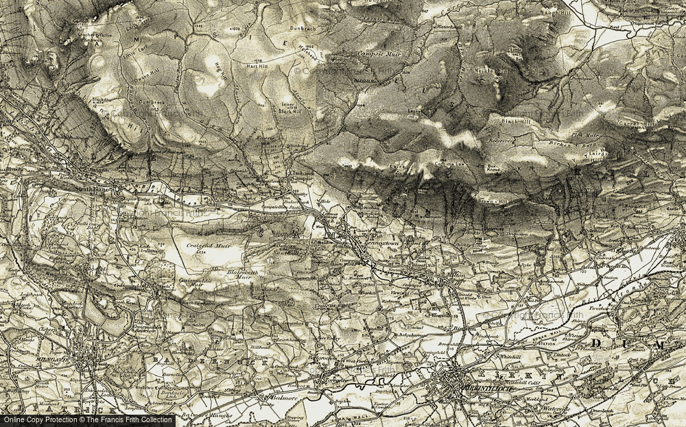 Old Map of Balgrochan, 1904-1907 in 1904-1907