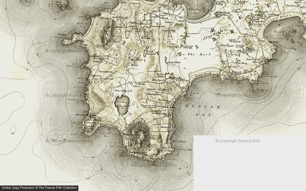 Old Map of Balinoe, 1906-1907 in 1906-1907