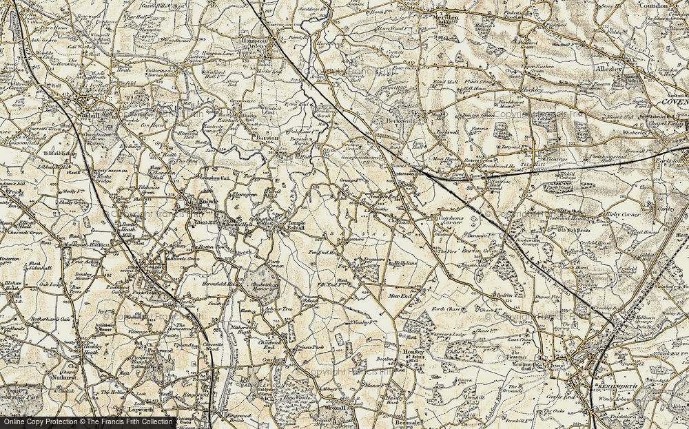 Old Map of Balsall Street, 1901-1902 in 1901-1902
