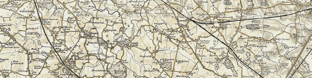 Old map of Balsall Street in 1901-1902