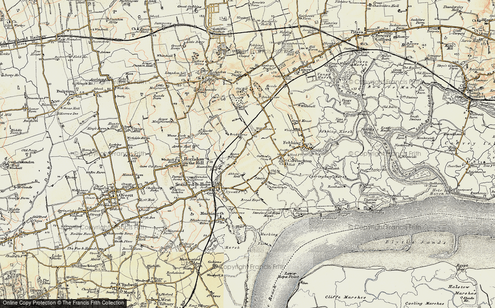 Old Map of Balstonia, 1897-1898 in 1897-1898