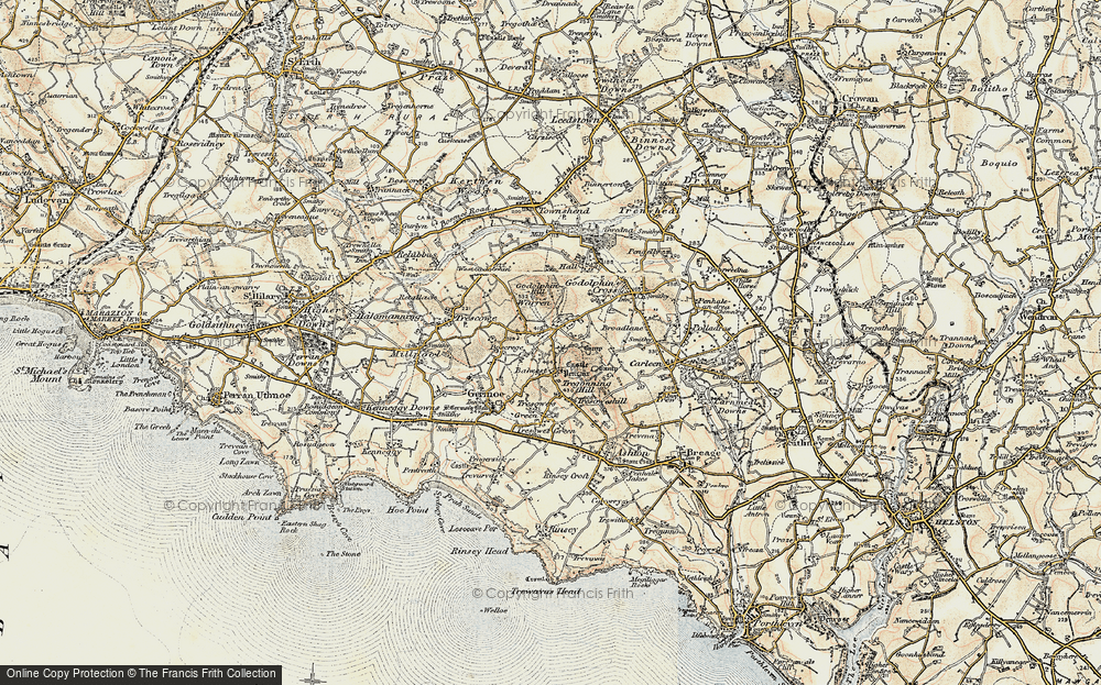Old Map of Balwest, 1900 in 1900