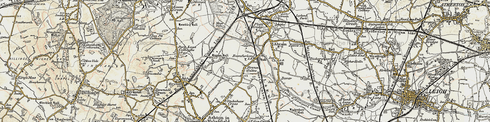Old map of Bamfurlong in 1903
