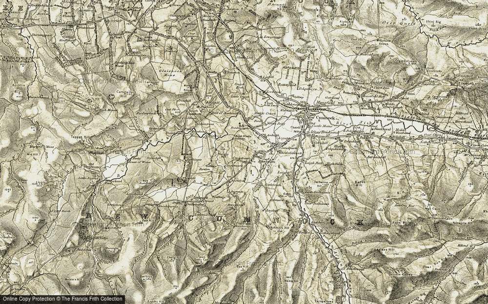 Old Map of Bankglen, 1904-1905 in 1904-1905