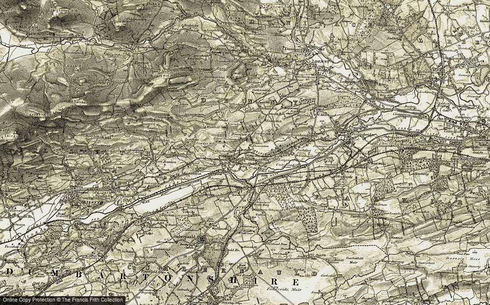 Old Map of Banknock, 1904-1907 in 1904-1907