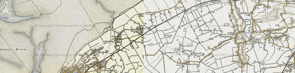 Old map of Brand Heald in 1902-1903
