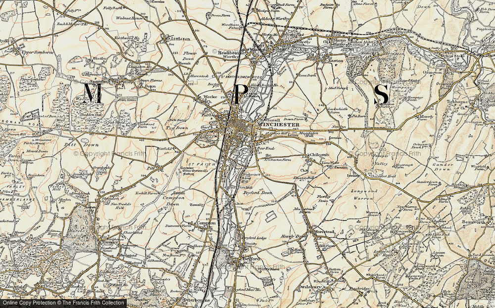 Old Map of Bar End, 1897-1900 in 1897-1900